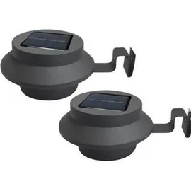 expo-bˆrse Solar LED Dachrinnenleuchte 2er Pack