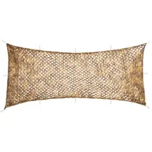vidaXL Schutznetz Tarnnetz mit Aufbewahrungstasche 844x429 cm Sandfarbe, BxL: 429x844 m 429 m x 844 m