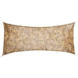 vidaXL Schutznetz Tarnnetz mit Aufbewahrungstasche 844x429 cm Sandfarbe, BxL: 429x844 m 429 m x 844 m