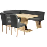 Home Affaire Eckbankgruppe »Laros Sitzgruppe, Eckbank, Stühle, Tisch«, (Set, 4tlg Set), perfekt für Küche, Esszimmer, Wohnzimmer, Bestseller,