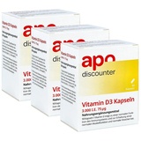 Vitamin D3 Kapseln 3.000 I.e. 75 μg von apodiscounter
