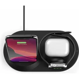Belkin BoostCharge 3-in-1 Wireless Charger for Apple Devices schwarz