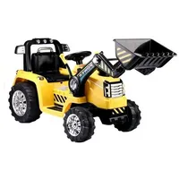Wisam® Elektroauto für Kinder Baggerlader Traktor Schlepper gelb (ZP1005)