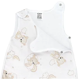 TupTam Schlafsack Wattiert" Gr. 56, bären auf wolken und regenbögen, Schlafsäcke, Baby, L: 62cm, Obermaterial: 100% Baumwolle CO., L:62cm