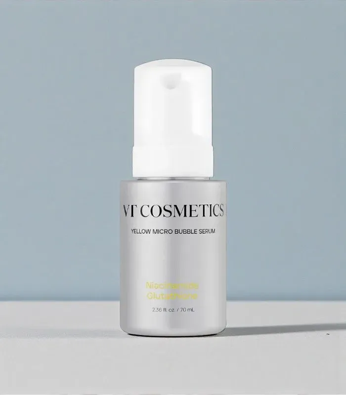 VT Cosmetics Niacinamide Glutathione Yellow Micro Bubble Serum – Glow Serum 70ml