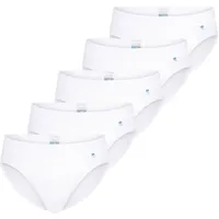 SCHIESSER Slip Long Life Cotton weiß XL 5er Pack