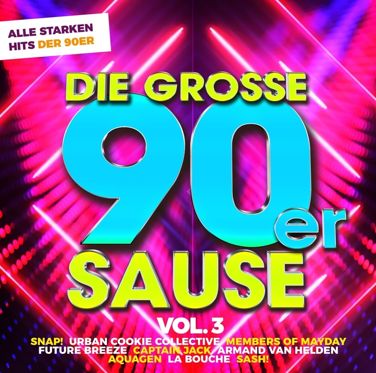 Die Grosse 90er Sause 3-Alle Starken 90er Hits - Various. (CD)