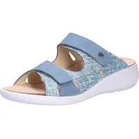Finn Comfort Damen Pantolette PALAU blau Größe EUR 40 - Blau - 40