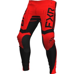 FXR Contender Off-Road Motocross Hose, schwarz-rot, Größe 34 für Männer