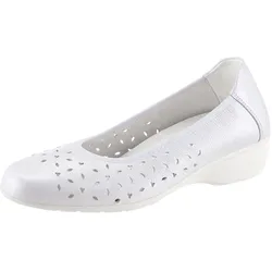 Ballerina CLASSIC, Damen, Gr. 37, weiß, Glattleder, modisch, Schuhe