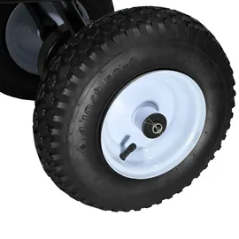 Helo Düngerstreuer Düngerwagen Streuwagen 29L Salzstreuer mit Anhängerkupplung T1