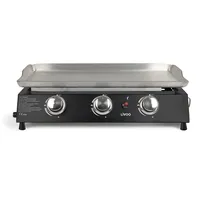 LIVOO 7200 W Gas-Plancha aus schwarzem Metall - DOC249