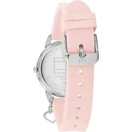Tommy Hilfiger GIRLS 1720044 38 mm Edelstahlgehäuse Silber Sportarmband Rosa