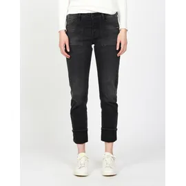 Gang Boyfriend-Jeans "GANG Jeans Boyfriend 94NICA WORKER", Damen, Gr. 29, Einheitsgröße, schwarz denim, Denim/Jeans, 98% Baumwolle, 2% Elasthan, Jeans