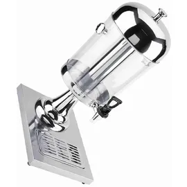 KKMOON Edelstahl-Saftmaschine, Heiß-Kalt-Getränkemaschine für Restaurant, Hotel Bar, Silber)