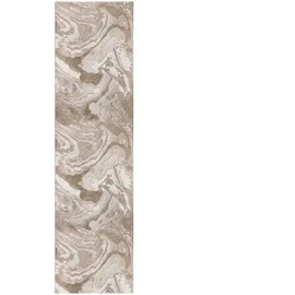 KADIMA DESIGN Läufer abstrakt Beige, 60 x 230 cm - OUSE Kadima Design