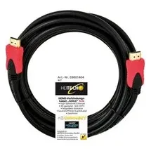 Heitech HDMI-Kabel 5 m Gold/Schwarz