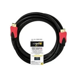 Heitech HDMI-Kabel 5 m Gold/Schwarz