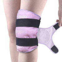 NEWGO Kühlmanschette Knie Kühlbandage, wiederverwendbare Gel-Kälte-Packung Knie wickeln um das gesamte Knie für Knie-Ersatz-Operation, Knie-Eispackung für Knie Schmerzlinderung, 1 Stück(Lila)