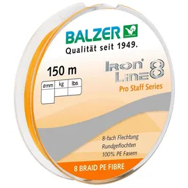 Balzer Ironline 8x orange 0,14mm, 150m Einheitsfarbe No Size