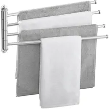 Kes Handtuchhalter Schwenkbar Edelstahl 50cm 4 Armig A2103S4L50
