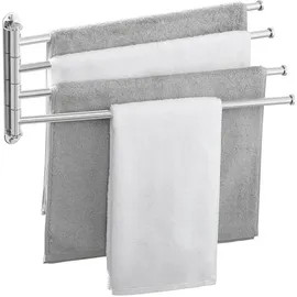 Kes Handtuchhalter Schwenkbar Edelstahl 50cm 4 Armig A2103S4L50