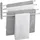 Kes Handtuchhalter Schwenkbar Edelstahl 50cm 4 Armig A2103S4L50
