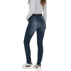 Only Blush Ankle Skinny Jeans in Blue Black-M-L34