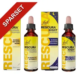 Bachblüten Original Rescura + Night Tropfen alkoholfrei