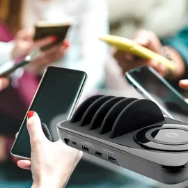 Fontastic Multiport USB Ladestation "Casa+" inkl. Induktivlader