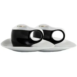 Luigi Colani Espressotasse 0,04 l Schwarz 4 St.