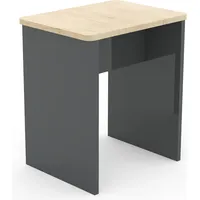 VCM Sitzhocker Würfel Holz 40 x 45 x 30 cm Braun