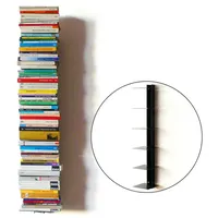 Haseform Bücherturm 170 cm (für 1 m Bücher) anthrazit Bücherregal Wandregal