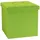 VCM Truhenbank Stoff Grün 38 x 38 cm