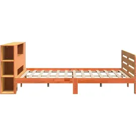 vidaXL Massivholzbett 180 x 200 cm Braun