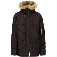 Alpha Industries Winterjacke ALPHA INDUSTRIES "N-3B VF 59 Vintage Fit", Herren, Gr. M, braun (hunter braun), Obermaterial: 100% Nylon; Futter: 100% Nylon; Füllung: 100% Polyester, Jacken