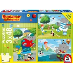 SCHMIDT SPIELE 56401 Sport und Spiel mit Törööö!, 3x48 Teile