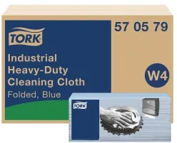 Tork Extra Starke Reinigungstücher Industrie, W4 kompatibel 570579 , 1 Karton = 4 Packungen à 60 Tücher