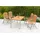 Merxx Keros Gartentisch  150 x 90 x 75 cm braun