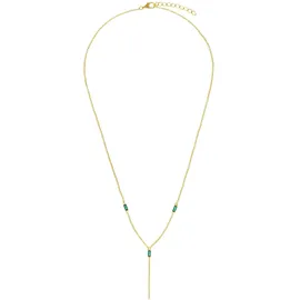 Amor Kette mit Anhänger 2034780 Gold/Grün
