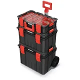 Kistenberg Modular Solution Werkzeugkoffer 3in1 Set schwarz 35,5 x 53 x 82,5 cm