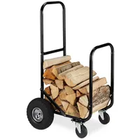 Relaxdays Relaxdays, Zubehör Kerzen + Kamin, Kaminholzwagen (52 x