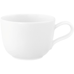 Seltmann Kaffeetasse LIBERTY UNI, Weiß – 420 ml – Porzellan