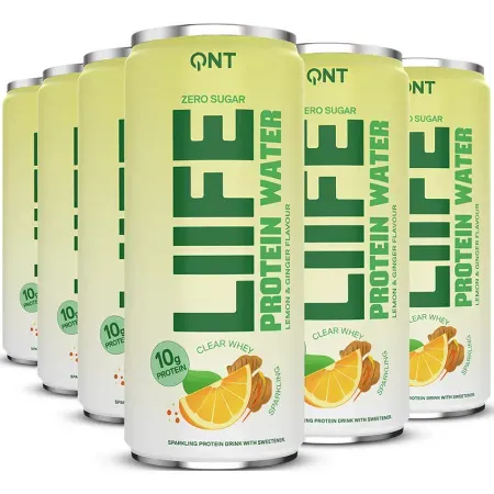 QNT Liife Protein Water Zitrone-Ingwer 12x330ml