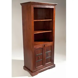 MASSIVMOEBEL24.DE Bücherregal 84 x 50 x 183 cm Braun