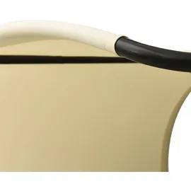 vidaXL Doppel-Sonnenliege 139 x 67 x 170 cm Creme