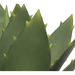 Agave im Terrakottatopf - Kunstpflanze - H: 32cm - B: 26cm - grün