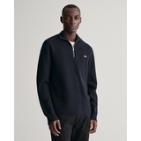 GANT Troyer »MILANO KNIT COTTON HALF ZIP«, Gr. XL, evening blue, , 18945413-XL