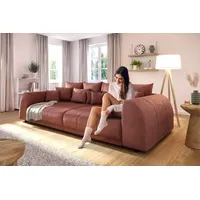 S-Style Möbel Big-Sofa Levana 5-Sitzer Boxspringfederung Lounge Sofa in Cord-Stoff rot