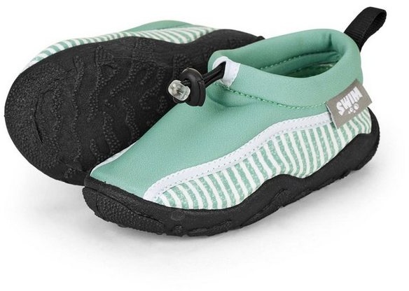 Sterntaler® Badeschuhe Hai Badeschuh (1-tlg., Aquaschuhe mit Größenregulierungsband aus Gummi) Badeschuhe aus Neopren mit Anti-Rutsch-Sohle, Babyschuh zum Schwimmen grün 28